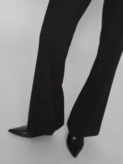 Højtaljede bukser - Black