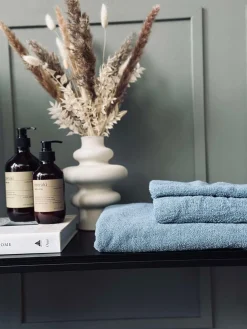 Håndklæde Blå - 50x100