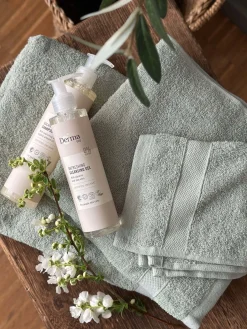 Håndklæde Grøn - 70x140