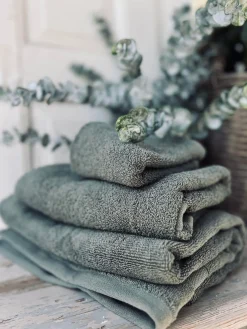 Håndklæde Oliven - 70x140cm Øko-tex