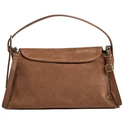 Håndtaske Ruskind cognac