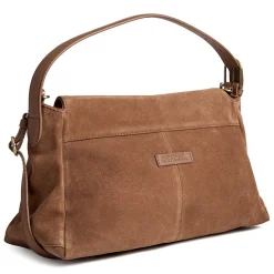 Håndtaske Ruskind cognac