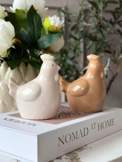 Høne - Hvid eller beige