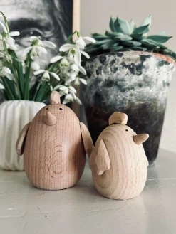 Høne 7cm – Bøg lille