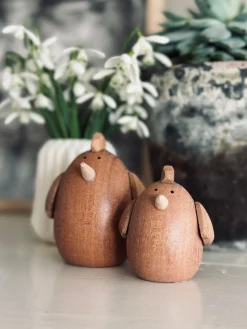 Høne 7cm – Sabeltræ lille