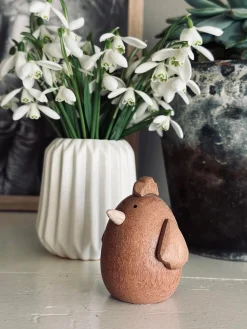 Høne 7cm – Sabeltræ lille