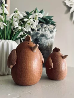 Høne 7cm – Sabeltræ lille