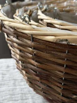 Hængepotte i pil - Sæt med 4stk