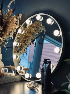 Hollywood Makeup Spejl med lys - Dia 50cm