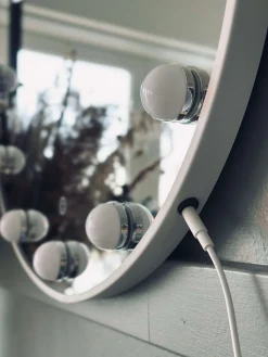 Hollywood Makeup Spejl med lys - Dia 50cm