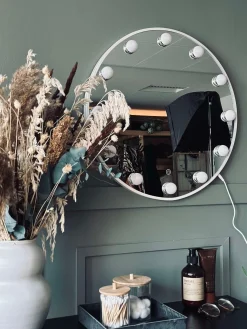 Hollywood Makeup Spejl med lys - Dia 50cm