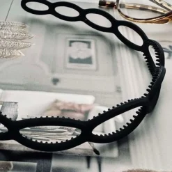 Hårbøjle Nora Mat Black