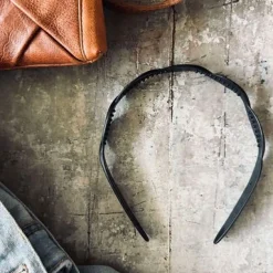 Hårbøjle Twist Mat Black