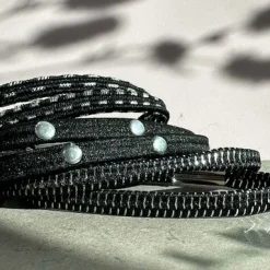 Hårelastikker Black / Silver - 3 mix