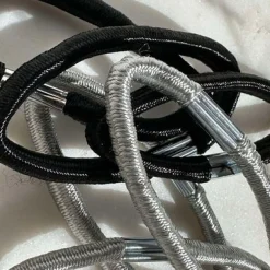 Hårelastikker Black / Silver - 2 mix