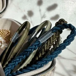 Hårelastikker Blue / Green - 6 stk