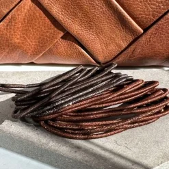 Hårelastikker Brown Glitter - 4 mix