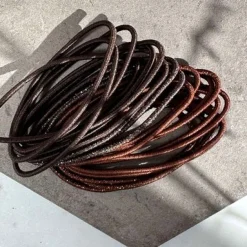 Hårelastikker Brown Glitter - 4 mix