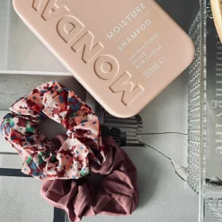 Hårelastikker scrunchie 2 stk - Rose mix