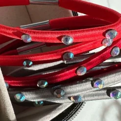 Hårelastikker Sparkling Red Mix