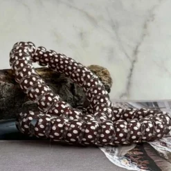 Hårelastikker Spiral Brown - 2 stk