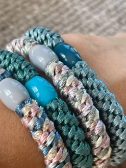 Hårelastikker Supreme Aqua - 4 stk.