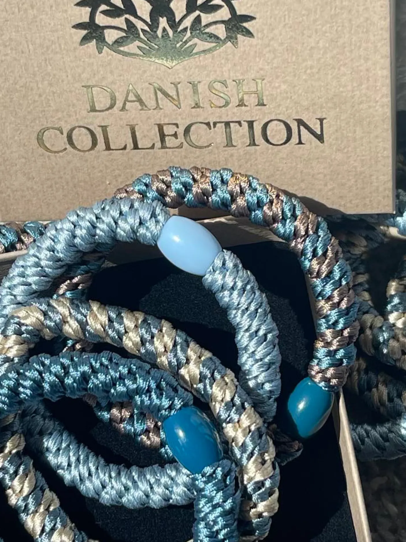 Hårelastikker Supreme Sky blue - 4 stk.