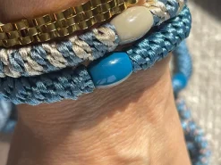 Hårelastikker Supreme Sky blue - 4 stk.