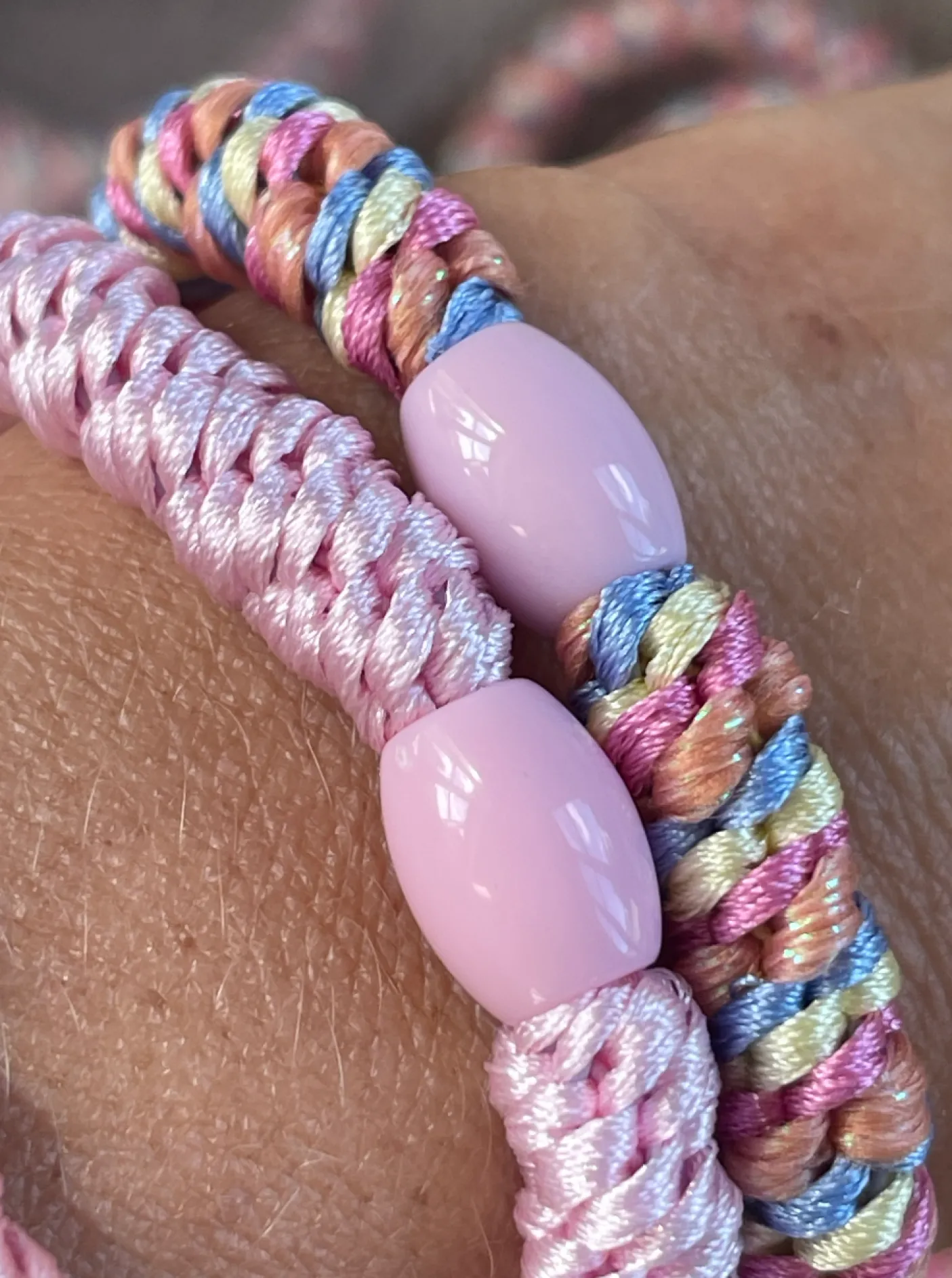 Hårelastikker Supreme Soft pink - 4 stk.