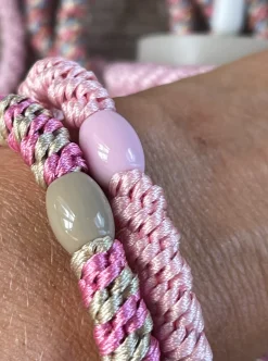 Hårelastikker Supreme Soft pink - 4 stk.