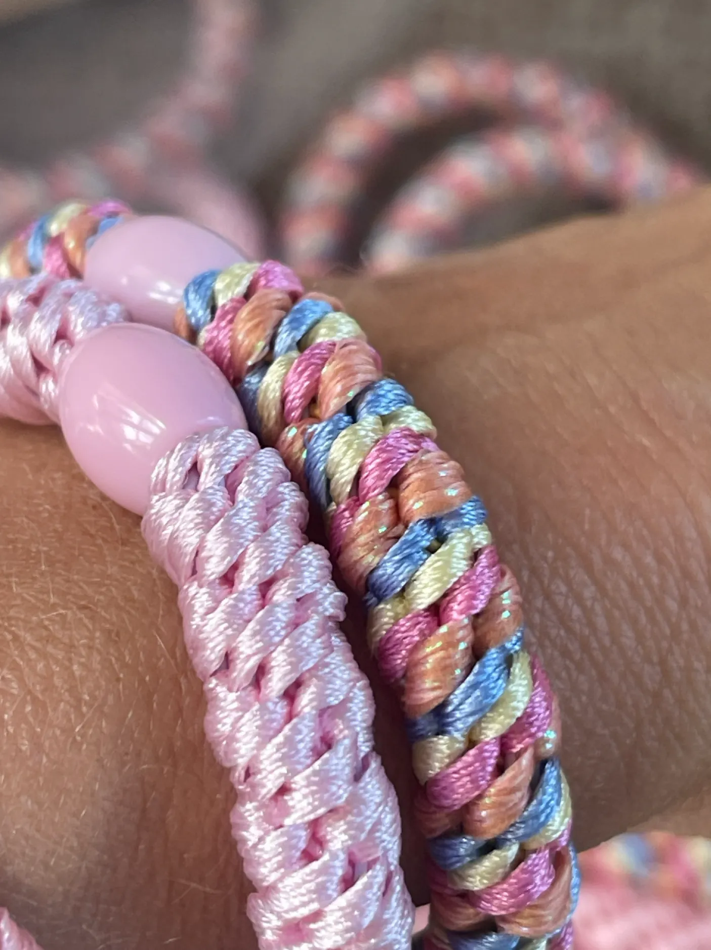 Hårelastikker Supreme Soft pink - 4 stk.