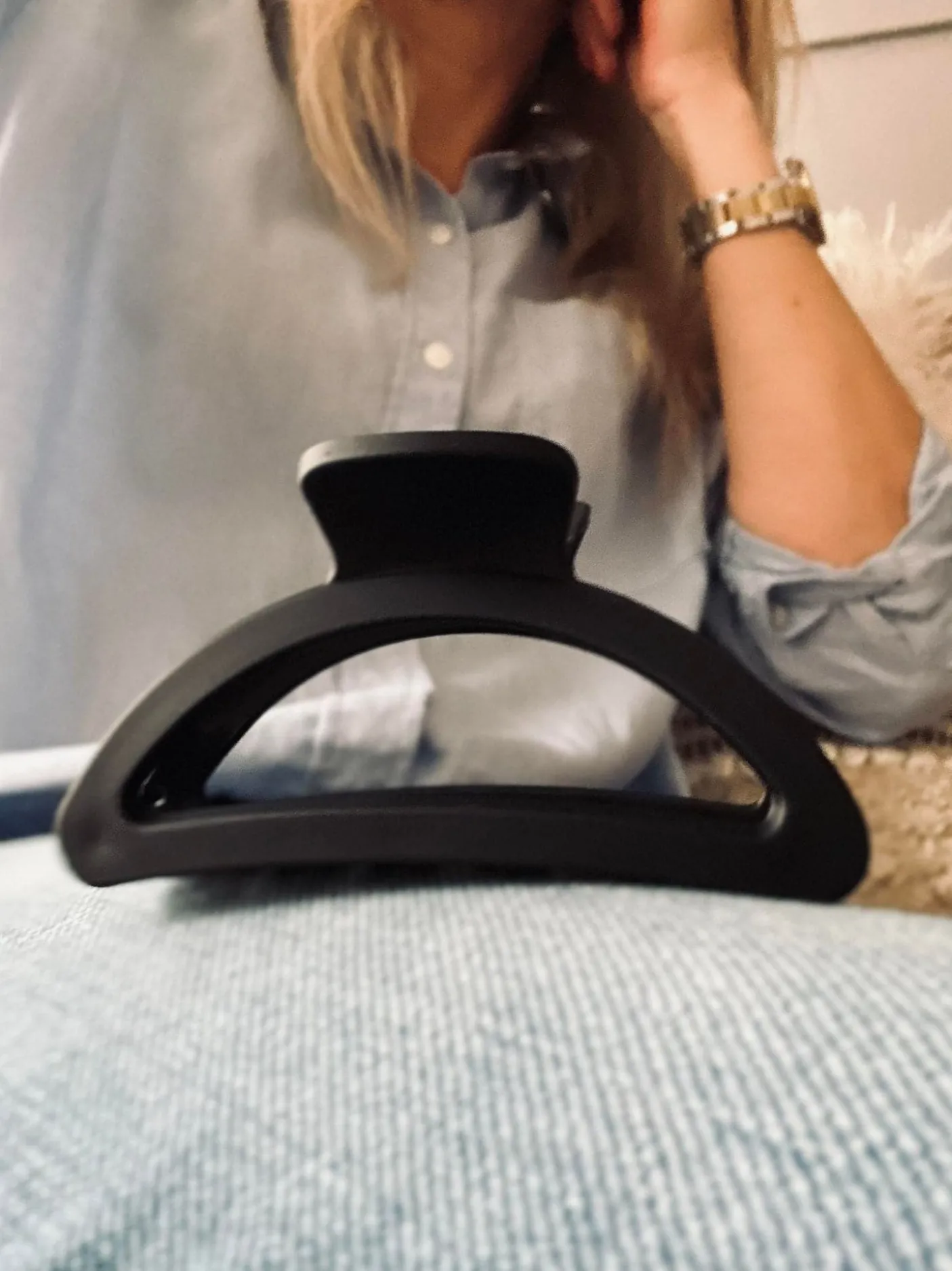 Hårklemme - Rund top