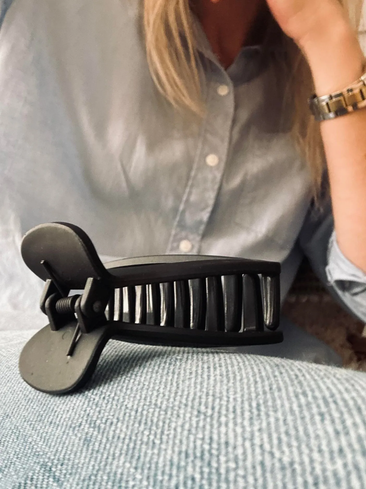 Hårklemme - Rund top