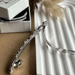 Hårklemme Leonora silver