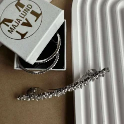 Hårklemme Leonora silver