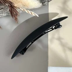 Hårklemme Mat Black
