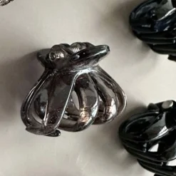 Hårklemmer Black / Thunder - 4 stk