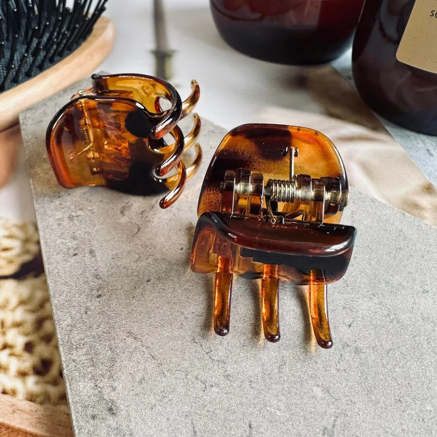 Hårklemmer Gaisa brown - 2 stk