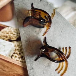 Hårklemmer Gaisa brown - 2 stk