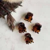 Hårklemmer Gaisa Brown mini - 4 stk