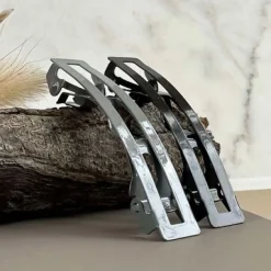 Hårklemmer Mina Black / Grey - 2 stk