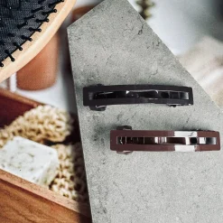 Hårklemmer Mina Brown 2 stk