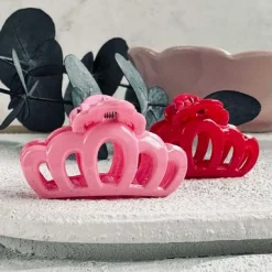 Hårklemmer Pink / Rosa mini - 2 stk