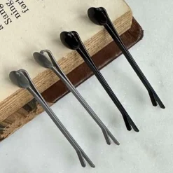 Hårnåle Black / Grey - 4 stk