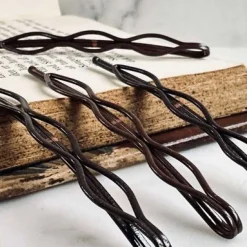 Hårnåle Brown Shimmer - 4 stk.