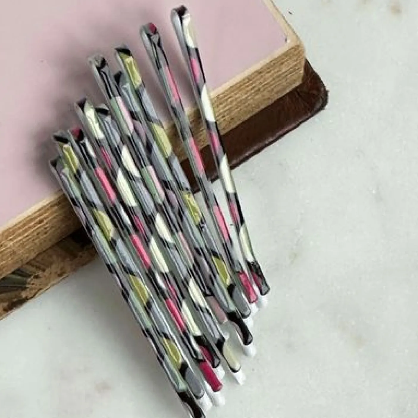 Hårnåle Color Leaf- 10 stk