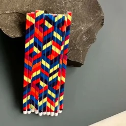 Hårnåle color stripes - 10 stk