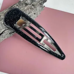 Hårspænde Black Glitter - 1 stk