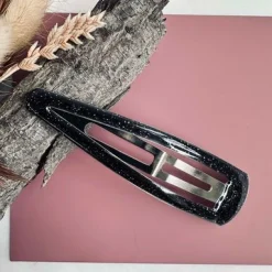 Hårspænde Black Glitter - 1 stk