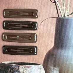 Hårspænder Brown - 4 stk.